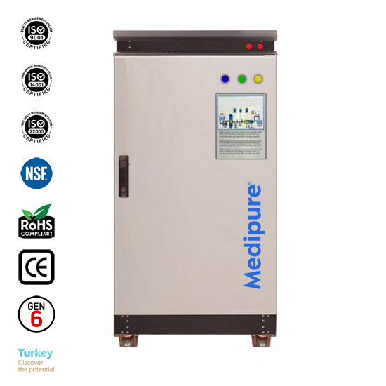 XL-7520 Metal Kaplama Saf Su Cihazı 200 lt/saat